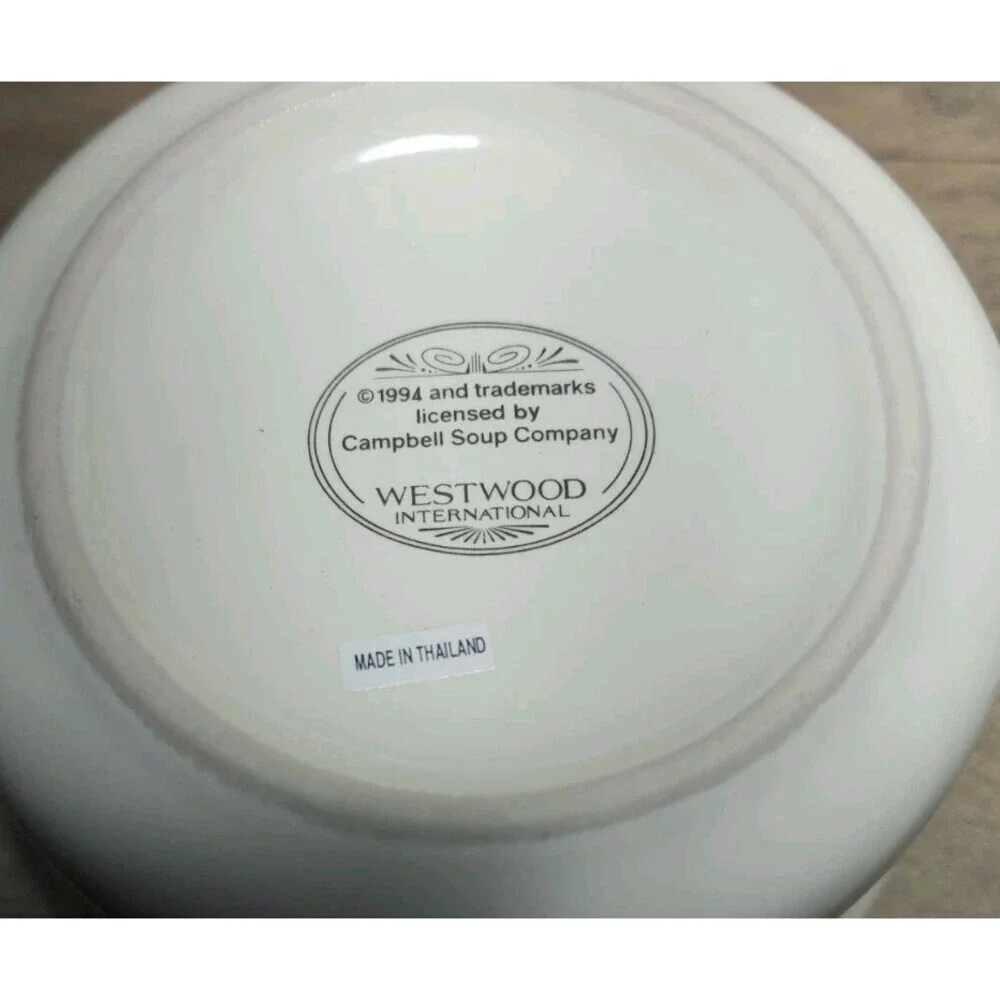 Vintage Campbell Soup Bowls w Lid Campbell’s Kitchen 1994 Campbell’s Soup Kids